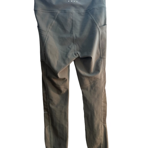 Kora Gray Legging Pants mesh on side Med - Picture 2 of 9